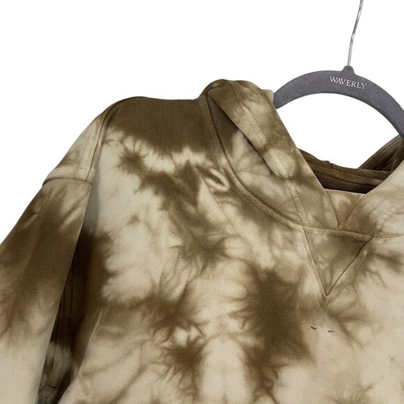 Lululemon Athletica Brown & Cream Tie Dye Hoodie Sweatshirt - Picture 2 of 6